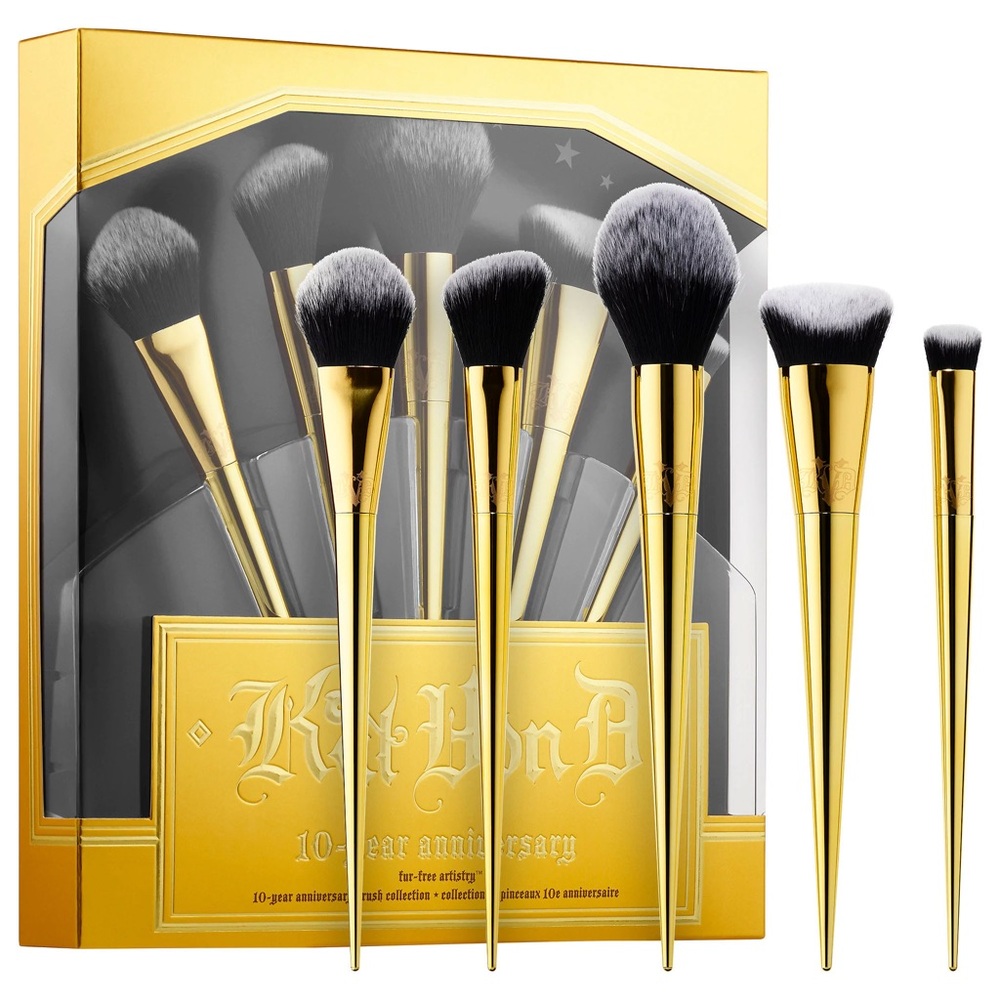 KVD Beauty Gold Makeup Brush Set